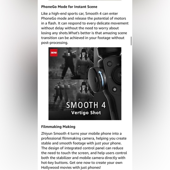 ZHIYUN smooth 4-handheld gimbal - Picture 7 of 8